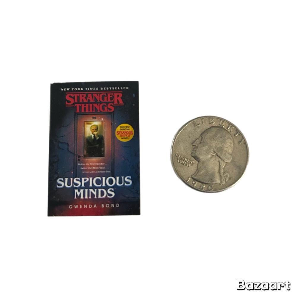 Mini Brands Books Stranger Things: Suspicious Minds by Gwenda Bond